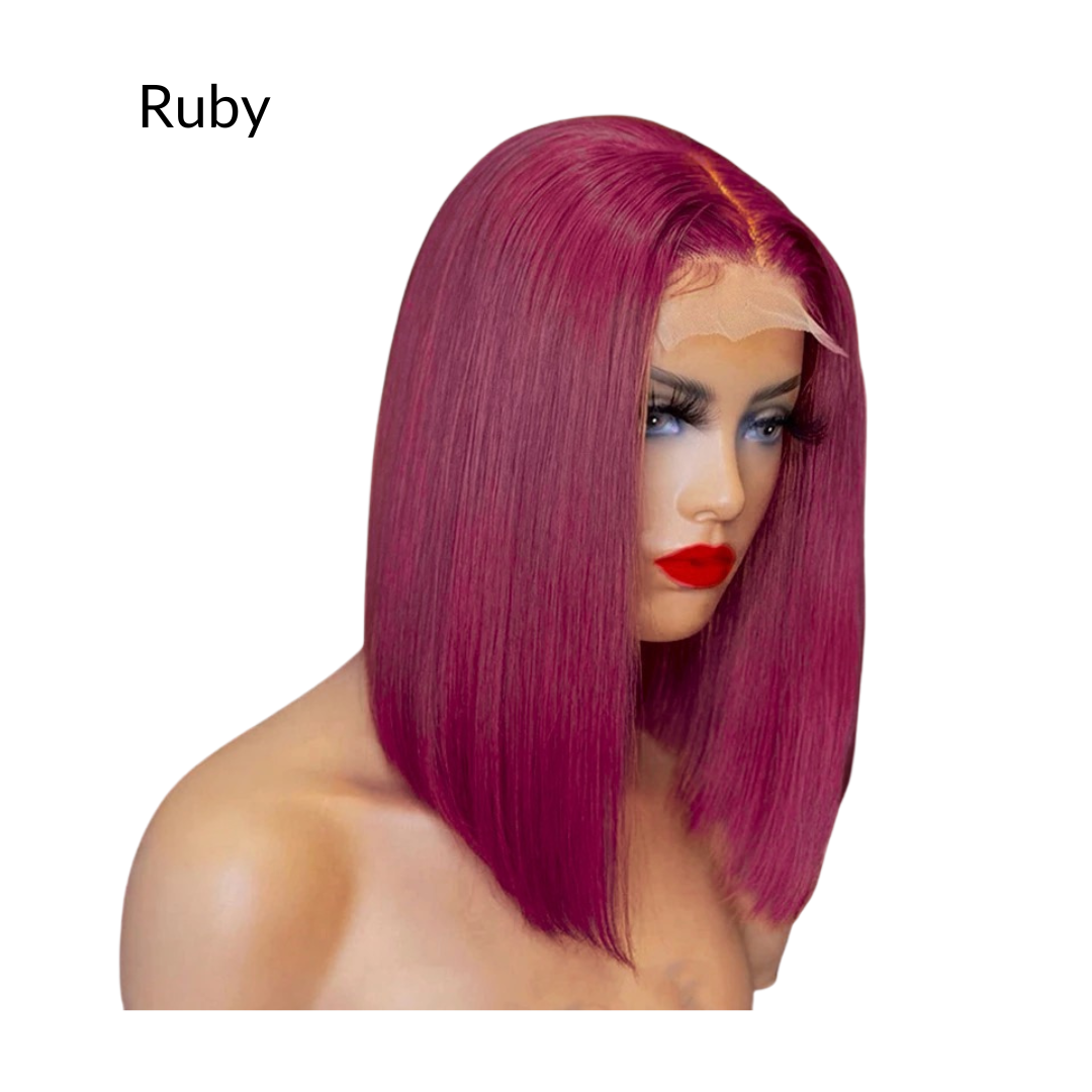 Monica Colored Bob Wig
